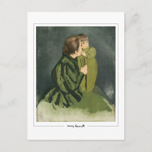 Mary Cassatt #329 - Kunstansichtkaart Briefkaart (Voorkant)