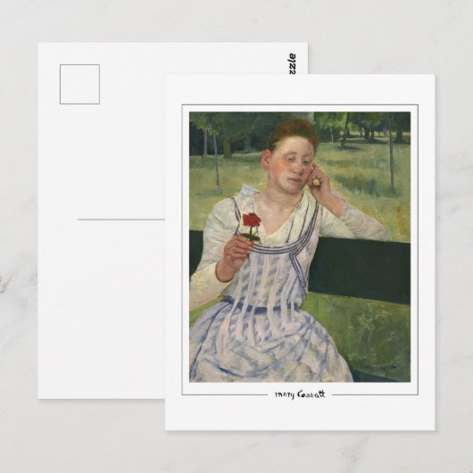 Mary Cassatt #347 - Kunstmatig Briefkaart (Voorkant / Achterkant)