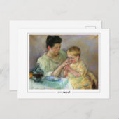 Mary Cassatt #383 - Kunstmatig Briefkaart (Voorkant / Achterkant)