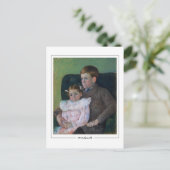 Mary Cassatt #398 - Kunstmatig Briefkaart (Staand voorkant)