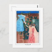 Mary Cassatt #400 - Kunstmatig Briefkaart (Voorkant / Achterkant)