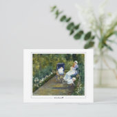 Mary Cassatt #5 - Briefkaart met fijne kunst (Staand voorkant)