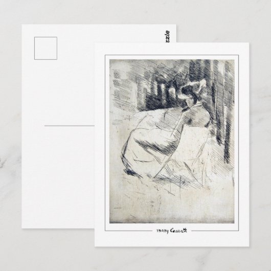 Mary Cassatt #81 - - Fijne Kunst Briefkaart (Voorkant / Achterkant)