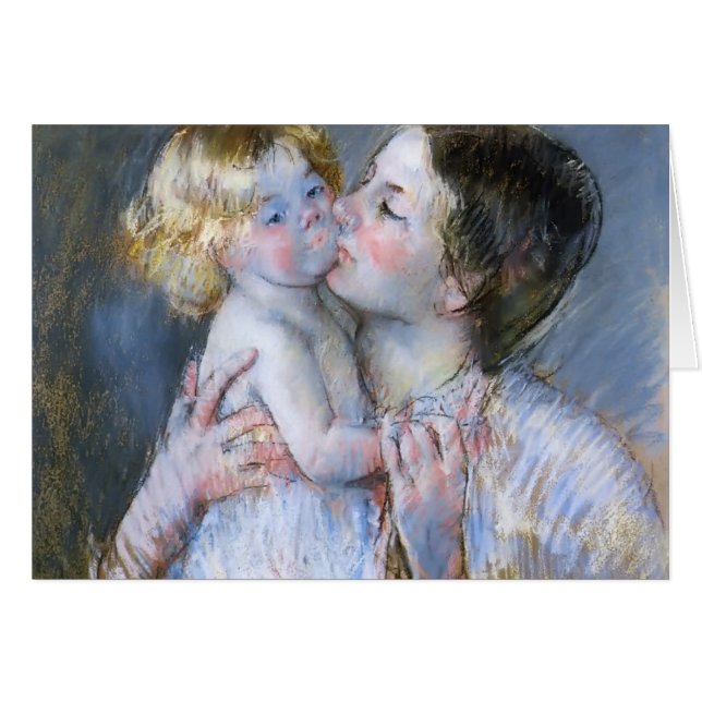 Mary Cassatt: A Kiss for Baby Anne (nr. 3) (Voorkant Horizontaal)