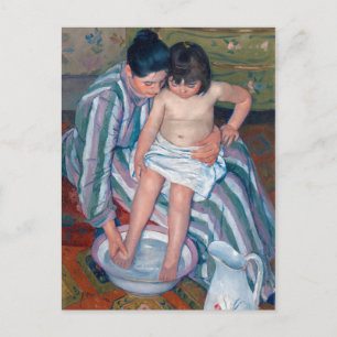 Mary Cassatt American Art The Childs Bath Painting Briefkaart