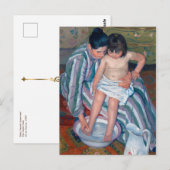 Mary Cassatt American Art The Childs Bath Painting Briefkaart (Voorkant / Achterkant)