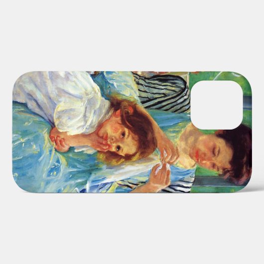 Mary Cassatt art: Jonge moeder, Cassatt schilderij Case-Mate iPhone Case (Achterkant (horizontaal))