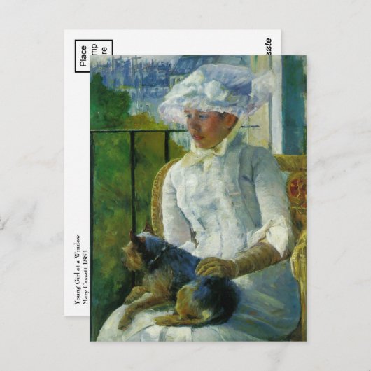 Mary Cassatt Briefkaart (Voorkant / Achterkant)