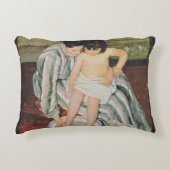Mary Cassatt Child's Bath Painting Accent Kussen (Voorkant)