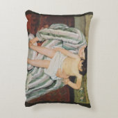 Mary Cassatt Child's Bath Painting Accent Kussen (Achterkant (Verticaal))