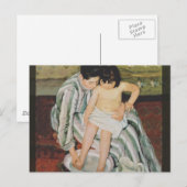 Mary Cassatt Child's Bath Painting Briefkaart (Voorkant / Achterkant)