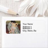 Mary Cassatt Child's Bath Painting Etiket (Insitu)