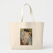 Mary Cassatt Child's Bath Painting Grote Tote Bag (Voorkant)