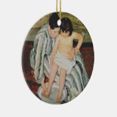 Mary Cassatt Child's Bath Painting Keramisch Ornament (Rechts)