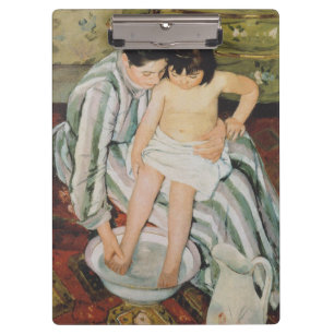 Mary Cassatt Child's Bath Painting Klembord