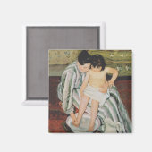 Mary Cassatt Child's Bath Painting Magneet (Voorkant / Achterkant)
