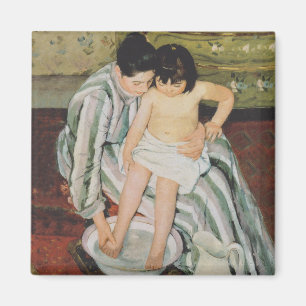 Mary Cassatt Child's Bath Painting Magneet