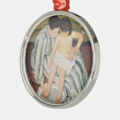 Mary Cassatt Child's Bath Painting Metalen Ornament (Links)