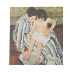 Mary Cassatt Child's Bath Painting Notitieblok