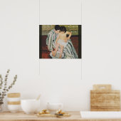 Mary Cassatt Child's Bath Painting Poster (Keuken)