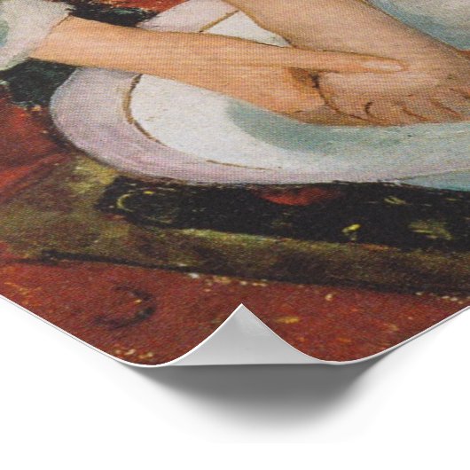 Mary Cassatt Child's Bath Painting Poster (Hoek)