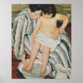 Mary Cassatt Child's Bath Painting Poster (Voorkant)