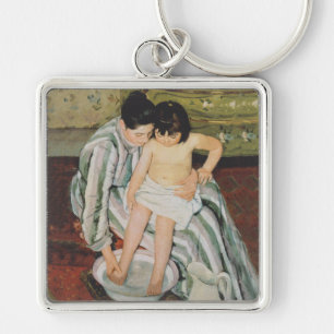 Mary Cassatt Child's Bath Painting Sleutelhanger
