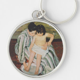 Mary Cassatt Child's Bath Painting Sleutelhanger