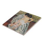 Mary Cassatt Child's Bath Painting Tegeltje (Zijkant)