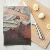 Mary Cassatt Child's Bath Painting Theedoek (Quarter Fold)