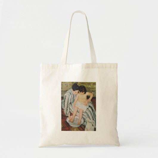 Mary Cassatt Child's Bath Painting Tote Bag (Voorkant)