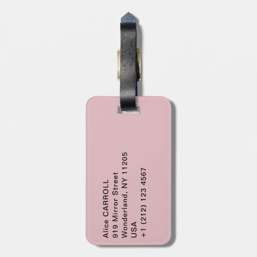 Mary Cassatt - De beker van Tea Bagagelabel (Achterkant verticaal)