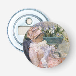 Mary Cassatt - De beker van Tea Button Flesopener
