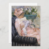 Mary Cassatt - De beker van Tea Kaart (Voorkant / Achterkant)