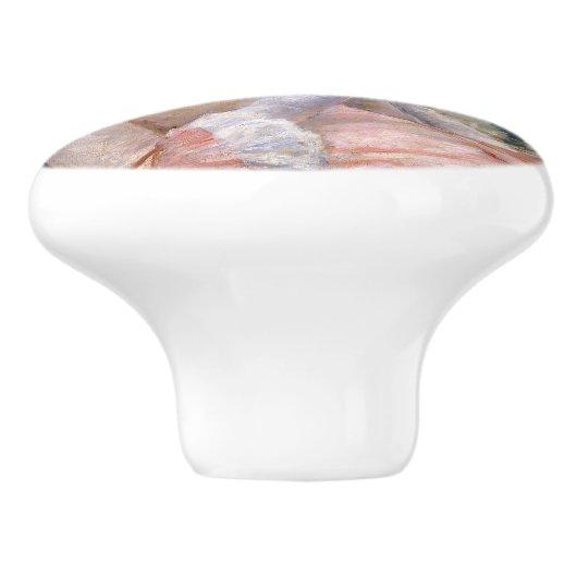 Mary Cassatt - De beker van Tea Keramische Knop (Zijkant)