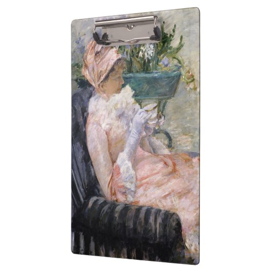 Mary Cassatt - De beker van Tea Klembord (Links)