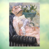 Mary Cassatt - De beker van Tea Raamsticker (Vel 3)