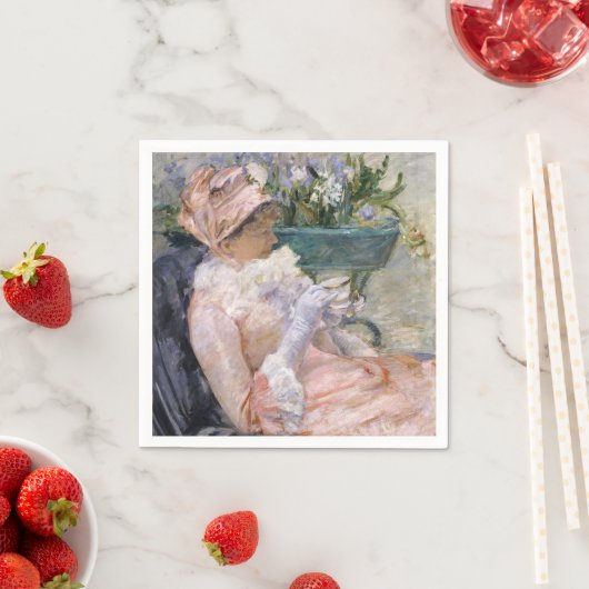 Mary Cassatt - De beker van Tea Servet (Insitu)