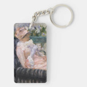 Mary Cassatt - De beker van Tea Sleutelhanger (achterkant)