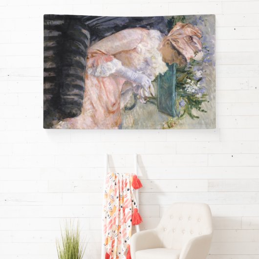 Mary Cassatt - De beker van Tea Spandoek (Insitu)