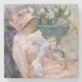 Mary Cassatt - De beker van Tea Stenen Onderzetter (Voorkant)