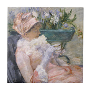 Mary Cassatt - De beker van Tea Tegeltje