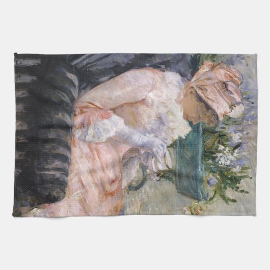 Mary Cassatt - De beker van Tea Theedoek (Horizontaal)