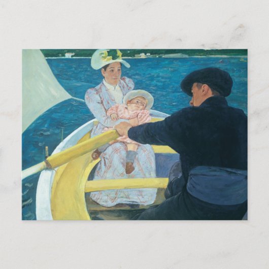 Mary Cassatt - De Boating Party Briefkaart (Voorkant)