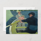 Mary Cassatt - De Boating Party Briefkaart (Voorkant / Achterkant)