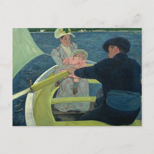 Mary Cassatt - De Boating Party Briefkaart (Voorkant)