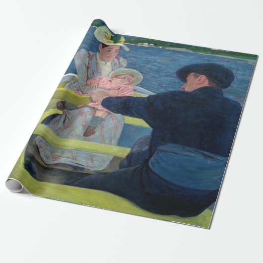 Mary Cassatt - De Boating Party Cadeaupapier (Uitgerold)