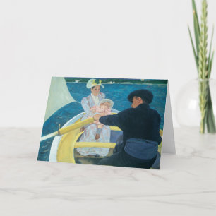 Mary Cassatt - De Boating Party Feestdagen Kaart