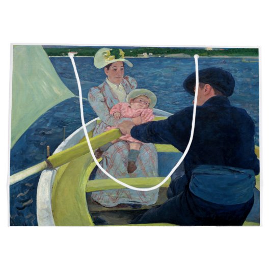 Mary Cassatt - De Boating Party Groot Cadeauzakje (Achterkant)