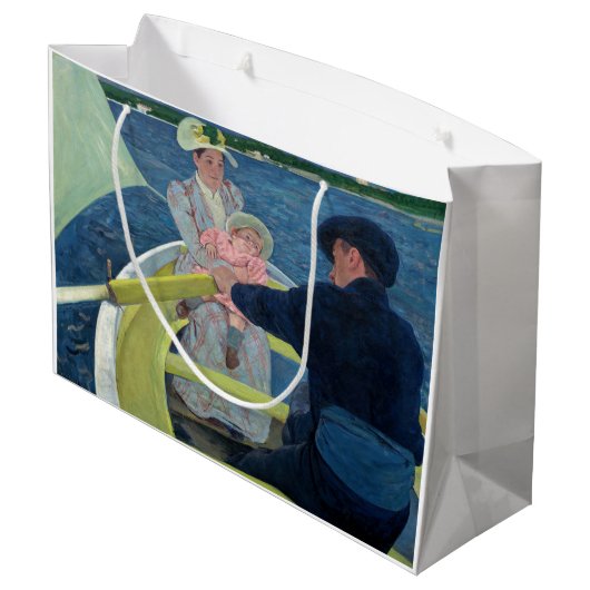Mary Cassatt - De Boating Party Groot Cadeauzakje (Achterkant Gekanteld)